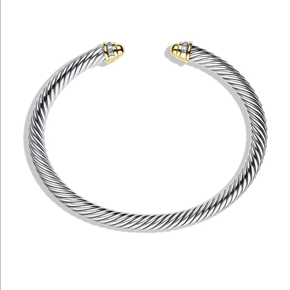 🌟David Yurman Bracelet with gold and diamonds